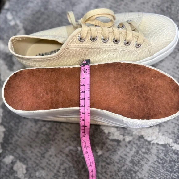 Superga 2790 Platform Sneakers- Women's Beige Canvas - Picture 10 of 10